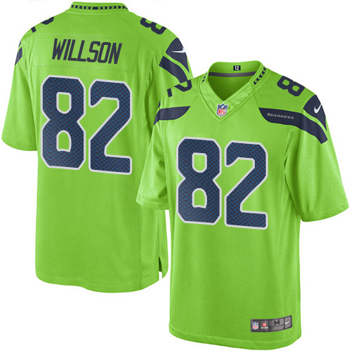 Youth Limited Luke Willson Nike Jersey Green - #82 Rush NFL Seattle Seahawks